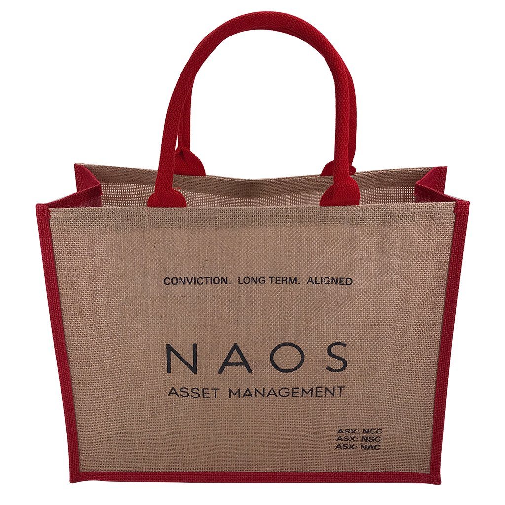 Red discount jute bags